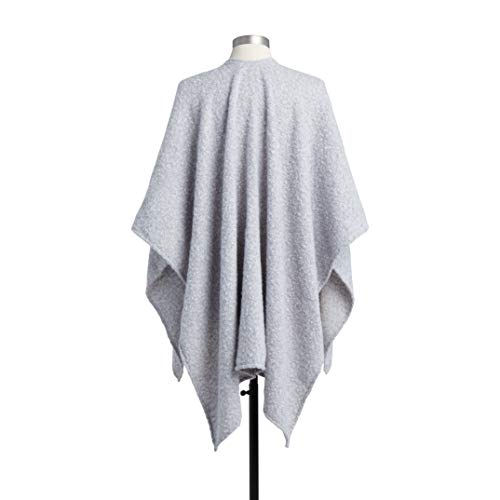 DEMDACO Women's Soft Grey Hope and Healing One Size Fits Most Polyester Fabric Fashion Shrobe Cover Up Wrap2