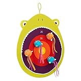B. toys Dartscheibe Kinder mit Klett und 4 Bällen – Frosch und Kaulquappen Motorikspielzeug – Indoor und Outdoor Spielzeug ab 3 Jahre