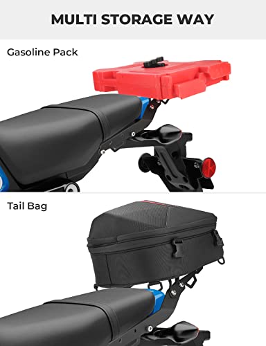 Kemimoto Compatible With Grom 2022 2023 2024 Rear Rack Luggage Storage Rack Carrier Grom 2022+ Rear Tail Storage Rack Cargo Enduro Grom 2022 2023 2024 #TOP2