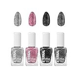 Nail Polish Set - Eternal 4 Piece Kit: Long Lasting, Quick Dry and Cruelty Free. Made in USA - 0.46 Fluid Ounces Each (Another Round Please)