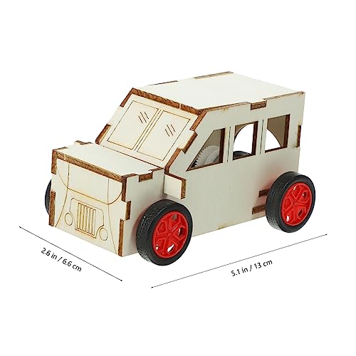 TOYANDONA Carro De Madeira Artesanal De Madeira Carro De Madeira Educacional Carro Exclusivo Fio De