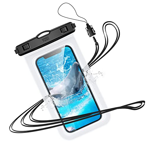 YOSH wasserdichte Handyhülle, 7,0 Zoll IPX8 Unterwasser Handyhülle, Wasserfeste Handytasche Waterproof Phone Case für iPhone 16 15 14 13 12 11 Pro Max Samsung S25 S24 S23 S22 Ultra Xiaomi 15