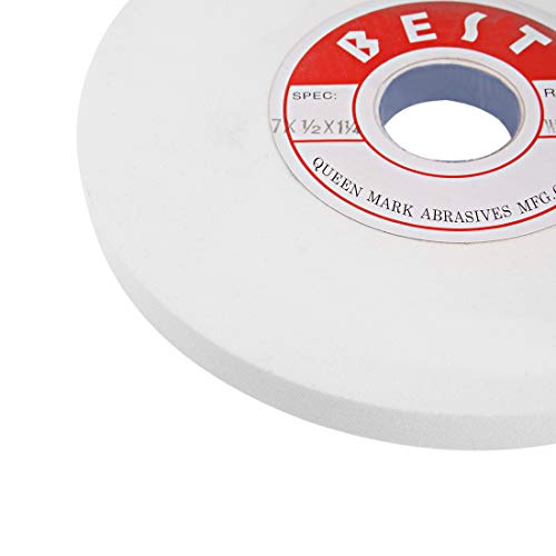 Uxcell A19031100UX0027 7-Inch Bench Grinding Wheels White Aluminum Oxide Wa 120 Grit For Surface Grinding thumb #2