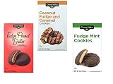 Coconut Caramel Fudge, Fudge Thin Mint and Peanut Butter Fudge Cookie Variety 3 Pack
