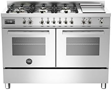 BERTAZZONI Cucina Professional PRO1206GMFEDVIT 120 cm 2 forni (Acciaio  inox) : Amazon.it: Casa e cucina