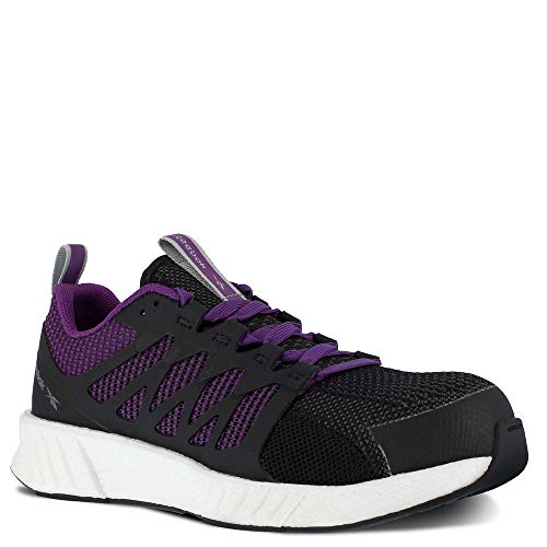 Image of Reebok Womens Rb314 Womens Fusion Flexweave Work Safety Toe Athletic Work Shoe Heritage Teal