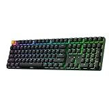 Keychron KJ5 Wireless Mechanical Keyboard - 100% Full-Size Layout Banana Switch, QMK RGB Backlit, 2.4G/Bluetooth/USB, Double-Shot Cherry PBT Keycaps, 3750mAh Battery, Mac/Win/Linux Compatible - Black