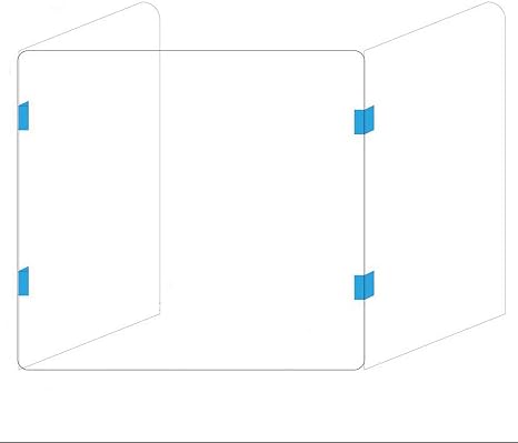 ZH1 Sneeze Guardia, divisori scrivania per Office, Crystal Acrilico  Trasparente Plexiglass barriera, per la tosse, starnuti, Droplets - Parete  di separazione dello Schermo in Acrilico,40x35x40cm : Amazon.it:  Cancelleria e prodotti per ufficio