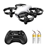 Potensic Upgraded A20 Mini Drone Easy to Fly Even to Kids and Beginners, RC Helicopter Quadcopter with Auto Hovering, Headless Mode and Extra Batteries ...
