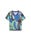 Organischer Print Sandwich Damen T-Shirt mit organischem Print
