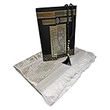 ⭐ Perfektes Geschenk – kommt als Geschenk-Set aus Kuran, Gebetsmatte, Gebetskette in einer transparenten Geschenkbox, verziert mit einer Krawatte. Dies wäre ein ideales Geschenk für neue Muslime, Eltern, Aqeeqah, Niqah, Hochzeit, Eid, Koran, Wettbewerbe, Madrassa-Lehrer usw.