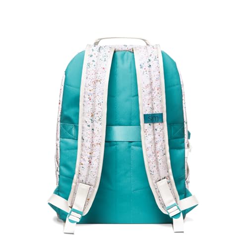 Image of Simple Modern Kids Backpack for School | 25L Laptop Backpack | Terrazzo | Ellis Bookbag for Girls, Boys | Cute Backpack for High School, College, Teens | Cream Terrazzo