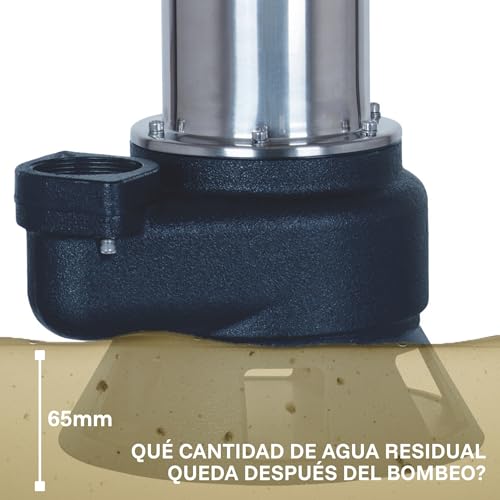 T.I.P. Extrema 600/14 CX Edelstahl Schmutzwasser Tauchpumpe - Baupumpe mit 36.000l/h Leistung, Wasserdicht, Robust für Flüssigkeit bis 95°C, 30194