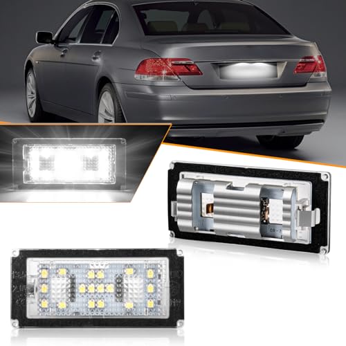 OZ-LAMPE LED Luz de matrícula para BM-W E65 E66, Luz Luce de la Placa del Auto para 2 Piezas Canbus