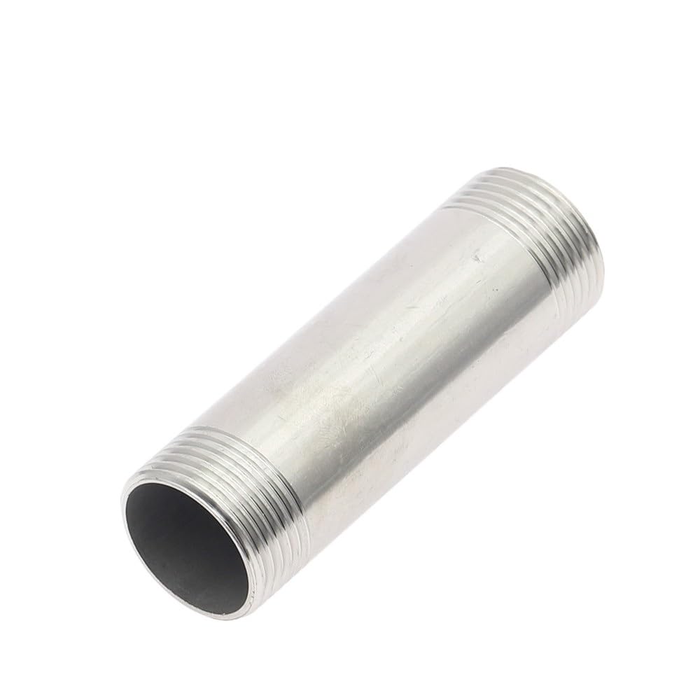 1pcs SS 304 Stainless Steel Pipe Fittings 1/8" 1/4" 3/8" 1/2" 3/4" 1" 1-1/4" 1-1/2" Male Thread Water Connection (100mm,DN65)