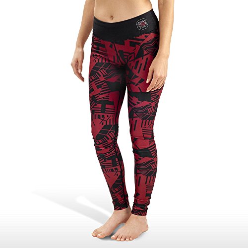 Forever Collectibles Ncaa Womens South Caroline Fighting Gamecocks Geometric Print Leggings, Red #TOP21