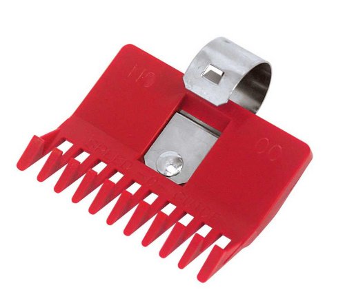 Producto SPG0117 Peine para cortadora plástico rojo miniatura 2