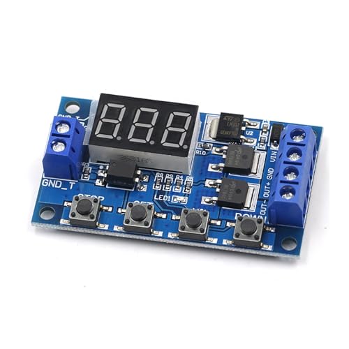 Commutateur de retard double MOS DC 5-36V, carte de contrôle durable pour montages de précision