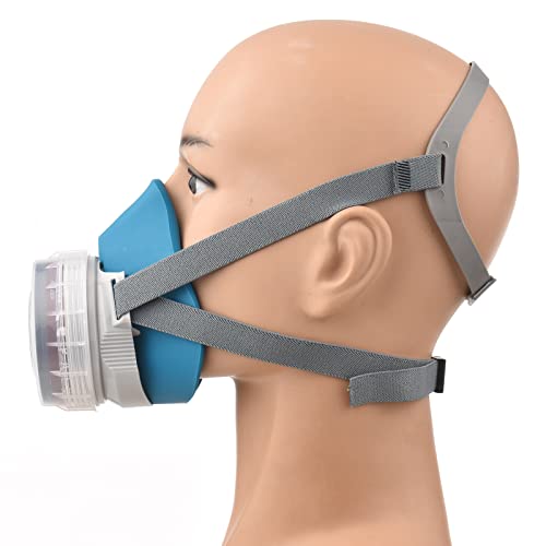 Meia peça facial reutilizável Proteções respiratórias de gás para pintura Soldagem Polimento Carpint
