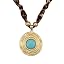 Turquoise Scarf Necklace