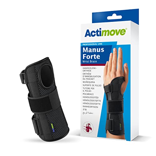 Actimove Manus Forte Wrist Brace X-Small Left Black