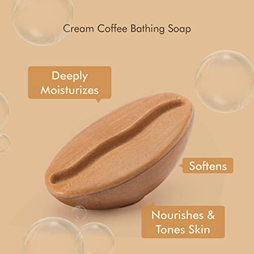 mCaffeine Pack of 3 Coffee Bath Soaps | Deep Cleansing, Exfoliating & Moisturizing Bathing Soaps Combo Pack | India's First Coffee Bean Shaped... - Image 6