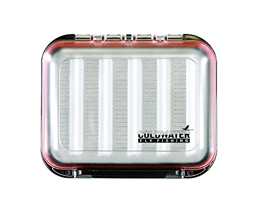 Deluxe Two Sided Water Tight Fly Box/Ice Fishing Jig Box #TOP4