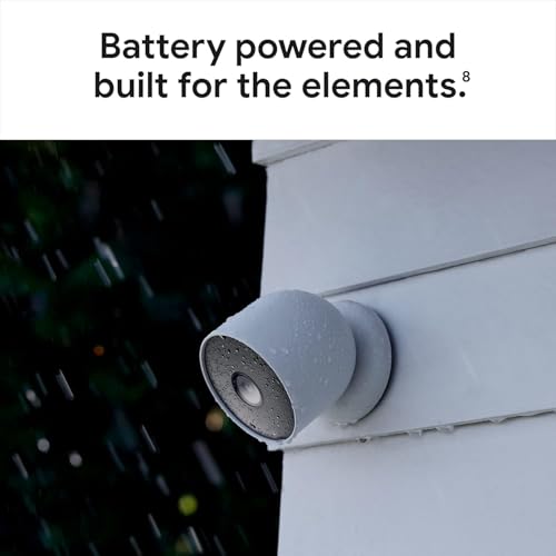 Google Nest Cam Outdoor or Indoor, Battery - 2nd Generation 2 Pack with Extra Replacement Cable by Google - Image 3