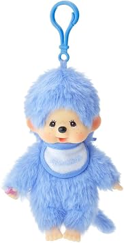Monchhichi Colorful Beanies 14 cm Assorted Original Vibrant Colours, Flexible Plush with Bottle Function, Modern Kawaii Design by Sekiguchi for Collecting