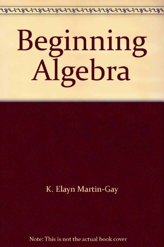 Beginning Algebra 0321785282 Book Cover