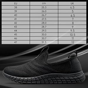 ODCKOI Slip On Sneaker Heren No Lace Sneakers Non-Slip