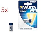 VARTA FOTO BATTERIEN PHOTOZELLEN FÜR KAMERAS UND FOTOAPPARATE / 2CR5 / CR-P2 / V28PX - V28PXL / CR-V3 / V74PX - V76PX / V4034PX / CR-1-3 / CR123A / CR 2 NEU & OVP IM EINZELBLISTER (CR123A, 5 Stück)