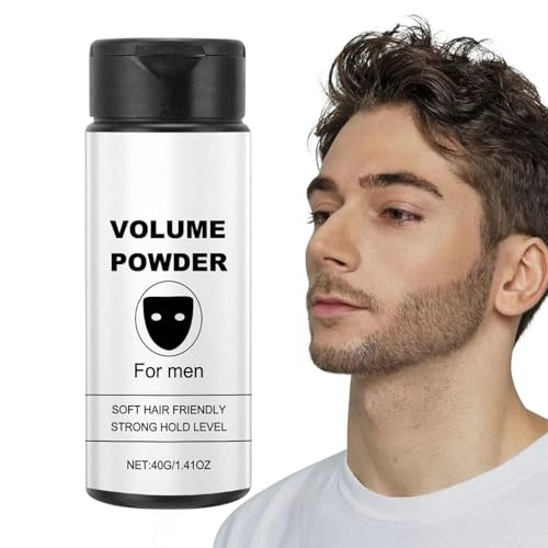1 piezas Polvo de cabello | Volumen de polvo para hombres | Textura mate duradera | Agrega textura y volumen | Productos de peinado | Fácil de aplicar y llevar | Control de aceite | 40 g