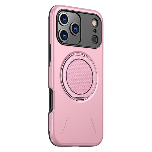 AGENIUS�EFor iPhone�݊��i18 �P�[�X �ϏՌ� �J�o�[ TPU �Ռ��z�� �����O�t�� �X�^���h�@�\ For �A�C�t�H��18(�s���N)
