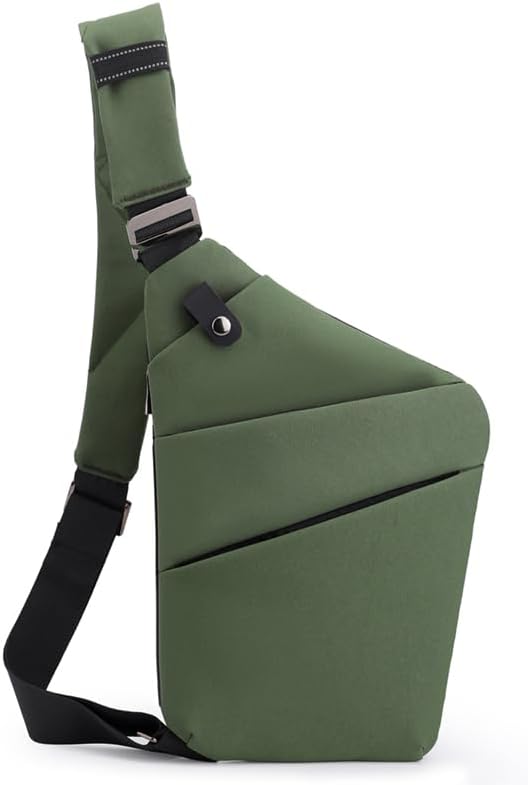 Anti Theft Travel Bag, One Shoulder Large Capacity Cross-body Bag Chest Fashion Lightweight Sling Bags for Travel Sports