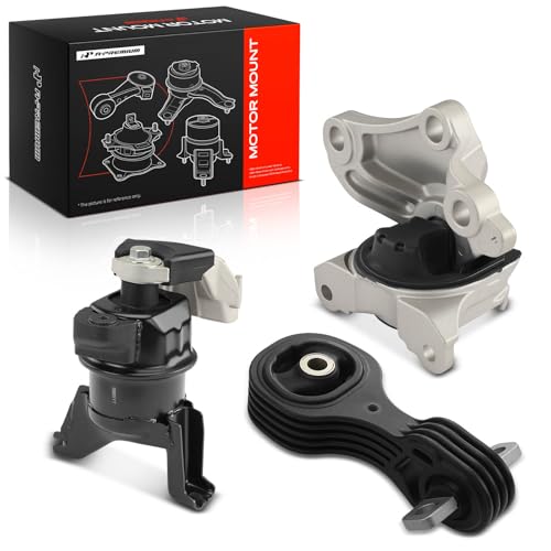 A-Premium Engine Motor Mount and Transmission Mount Kit Compatible with Honda Civic 2012-2013 1.8L, Automatic Transmission, 3-PC Set, Replace# 50820TR0A81