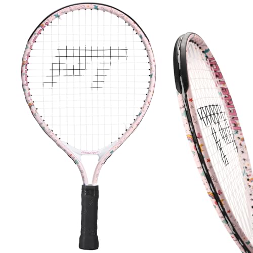 PickleTech Kids Tennis Racket - Toddler Tennis Racket, 17-25 inch Youth Tennis Racquet for Ages 2-12, Unicorn Designs for Boys & Girls, Perfect for Beginners