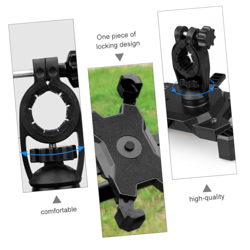 Soporte móvil bicicleta negro LOLIPPYY universal para manillar de moto, scooter y ciclismo 5