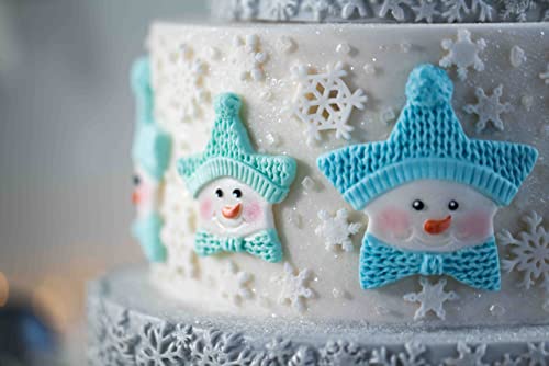 Zhuojie Christmas Stars Mold Fondant Cake Decorating Mould Sugarcraft Chocolate Cookie Baking Tool Kitchenware For Cakes Gumpaste Form #TOP6