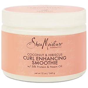 SheaMoisture-Smoothie-Curl-Enhancing-Cream-for-Thick-Curly-Hair-Coconut-and-Hibiscus-Sulfate-Free-and-Paraben-Free-12-oz SheaMoisture Smoothie Curl Enhancing Cream for Thick, Curly Hair Coconut and Hibiscus Sulfate and Paraben Free 12 oz