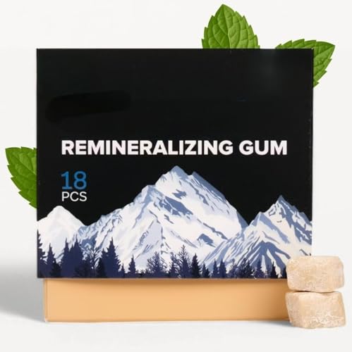 Remineralisierung von Kaugummi Nano-Hydroxyapatit-Unterstützung Zähne Vitamine Unterholz erinnern Kaugummi frischer Atem und Emailschutz 1Pcs