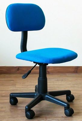 Amazon Co Jp オフィスチェア 作業用 椅子 イス パソコンチェア Bl ブルー 文房具 オフィス用品