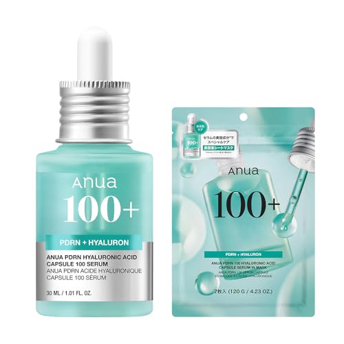 【6セット】アヌア Anua PDRN ヒアルロン酸カプセル100セラム　美容液 Amazon.co.jp: ANUA(アヌア)PDRNヒアルロン酸カプセル100セラム30ml+