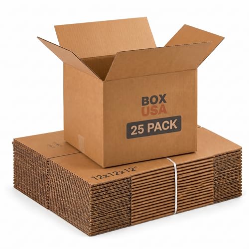 BOX USA 12x12x12 Shipping Boxes