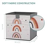 Navaris 3x Spielzeugkiste Aufbewahrungsbox Kinder - 28x28x28cm - Aufbewahrung Kinderzimmer - Aufbewahrungsbox Kinderzimmer Boxen Kinder - Toy Box Spielkiste - Tier Motiv