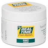 Real Time Pain Relief Foot Cream, 1.4 Ounce Jar