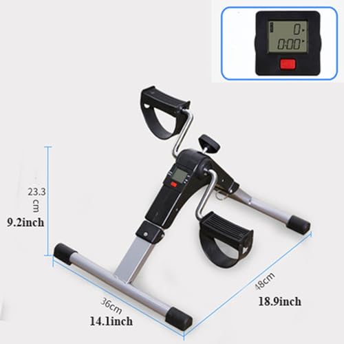 Ejercitador de piernas plegable mini bicicleta portátil miniatura 2