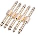 1/4 Inch Guitar Effects Pedal Coupler Connector (5 Pack) by Creanoso - Premium Quality - Guitar Pedal Board Accessories
