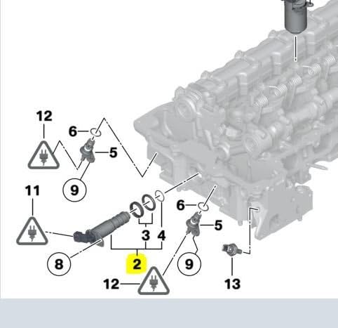 BMW 11-36-8-605-123 Solenoid (Valve (SOLV):111034), 1 Pack