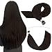 YoungSee Nano Ring Hair Extensions Human Hair 20inch #2 Darkest Brown Nano Link Hair Extensions Keratin Hair Extensions 50strands 50gram Remy Human Hair Nano Bead Extensions